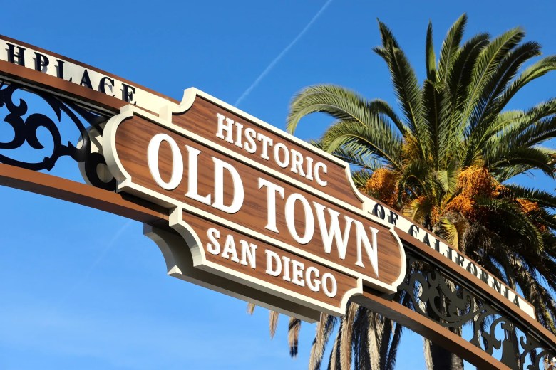 Old Town gateway sign