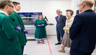 Princess Anne opens Insmed’s new Cambridge facility for rare disease