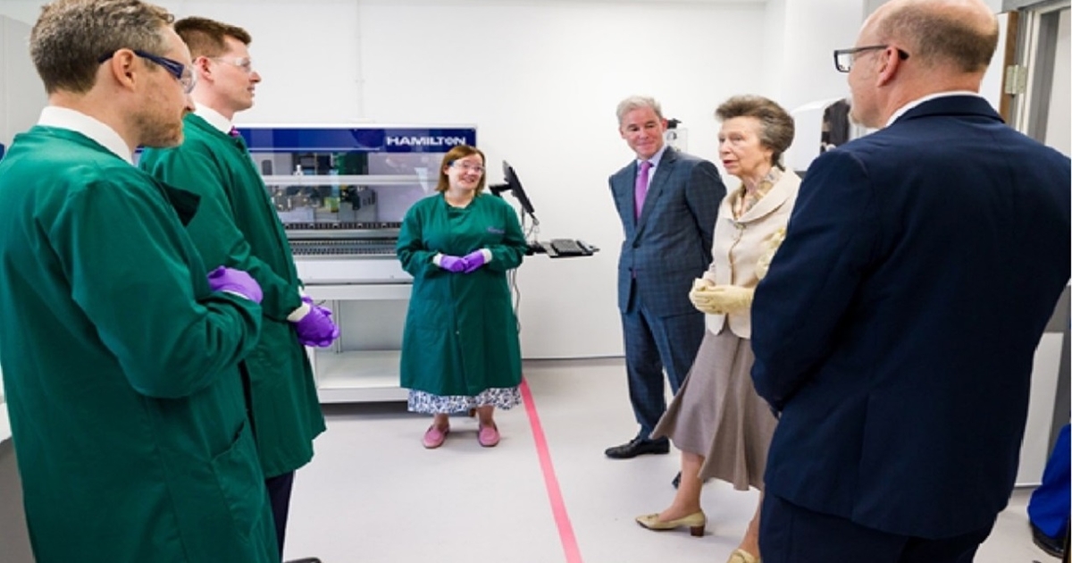 Princess Anne opens Insmed’s new Cambridge facility for rare disease