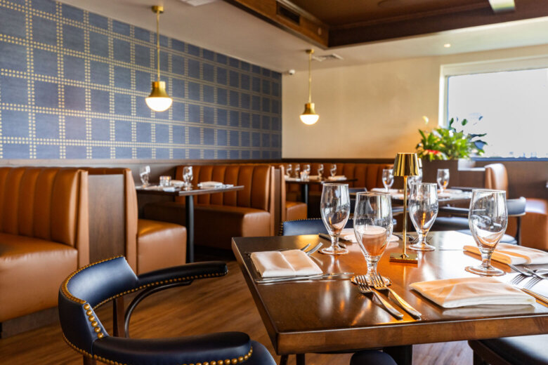 A photo of the Pier House Restaurant dining room at La Mer Beachfront Resort.