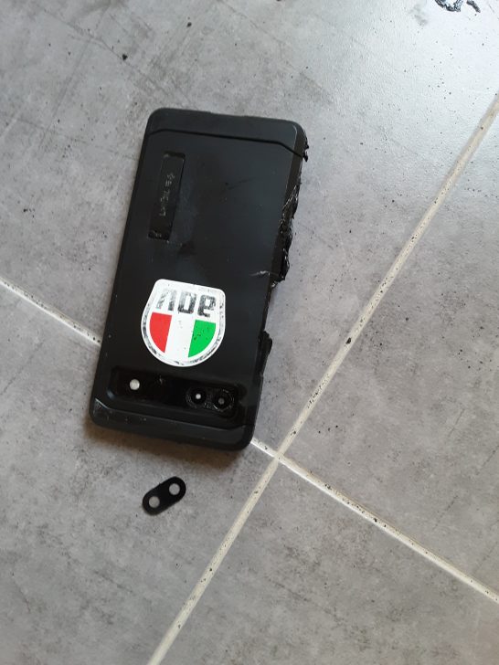 Pixel 6a catches fire