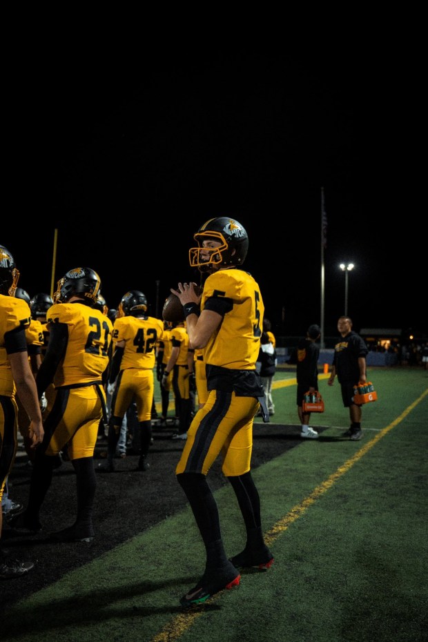 Ventura High School quarterback Derek Garcia passed for 2,593 yards and 27 touchdowns in 2024 for the Cougars. (Courtesy Derek Garcia)