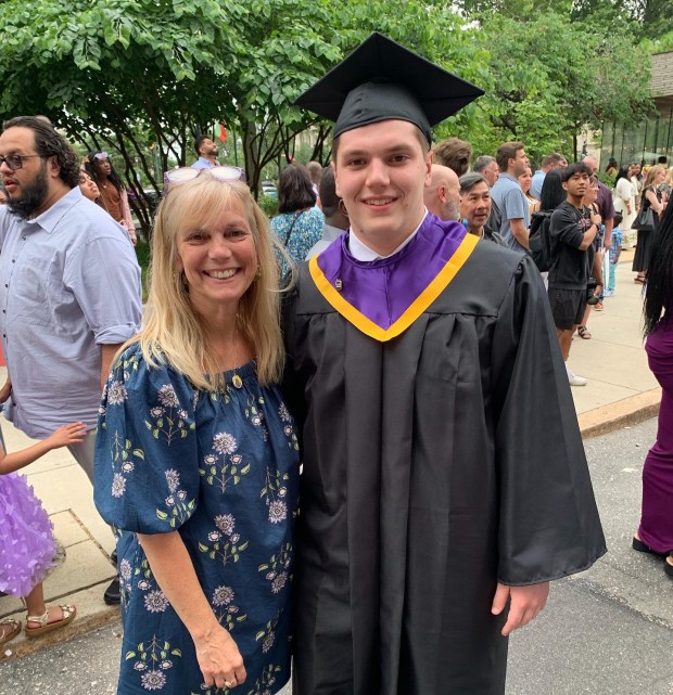 Stephanie Zakrzewski was super proud of Roman grad Shawn who...
