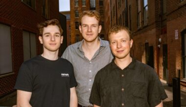 Remark / Remark co-founders, from left Theo Satloff, Ian Patterson, and Carl-Philip Majgaard