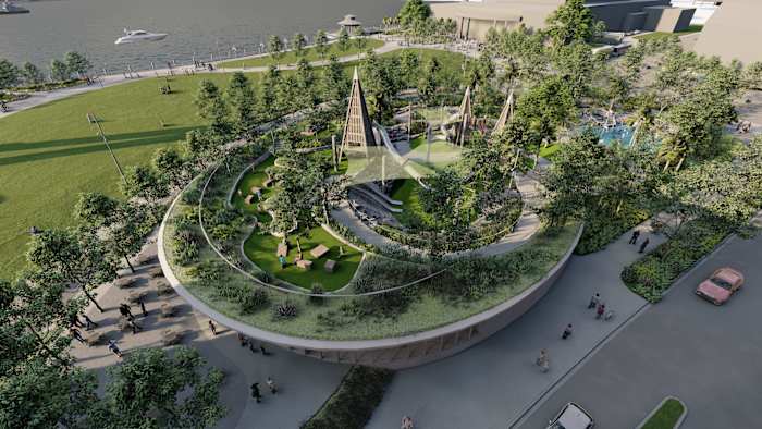 Mayor unveils budget plan with $87.5 million for downtown riverfront parks