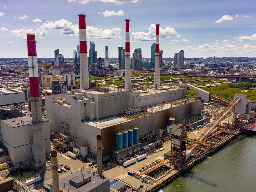 The fossil-fired Ravenswood Generating Station is the largest power plant in New York City. The fossil-fired Ravenswood Generating Station is the largest power plant in New York City.