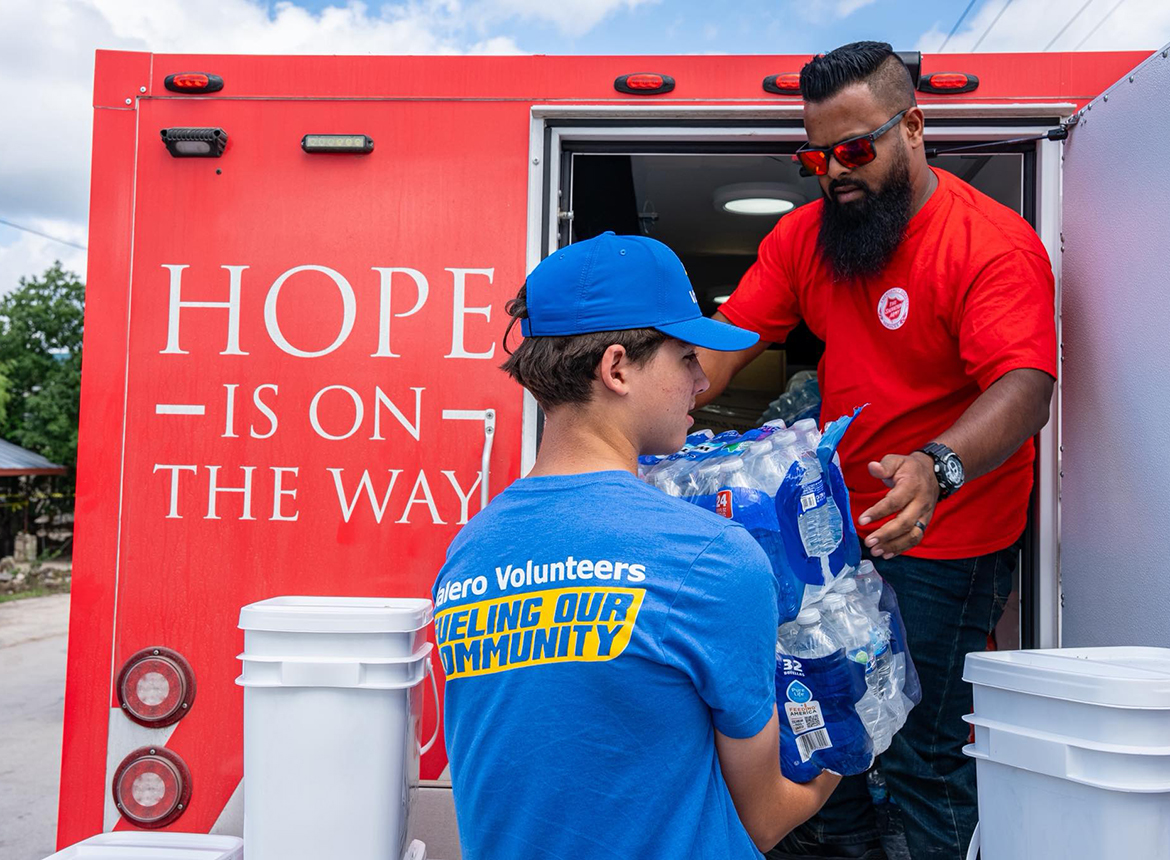 Valero steps up to help Hill Country