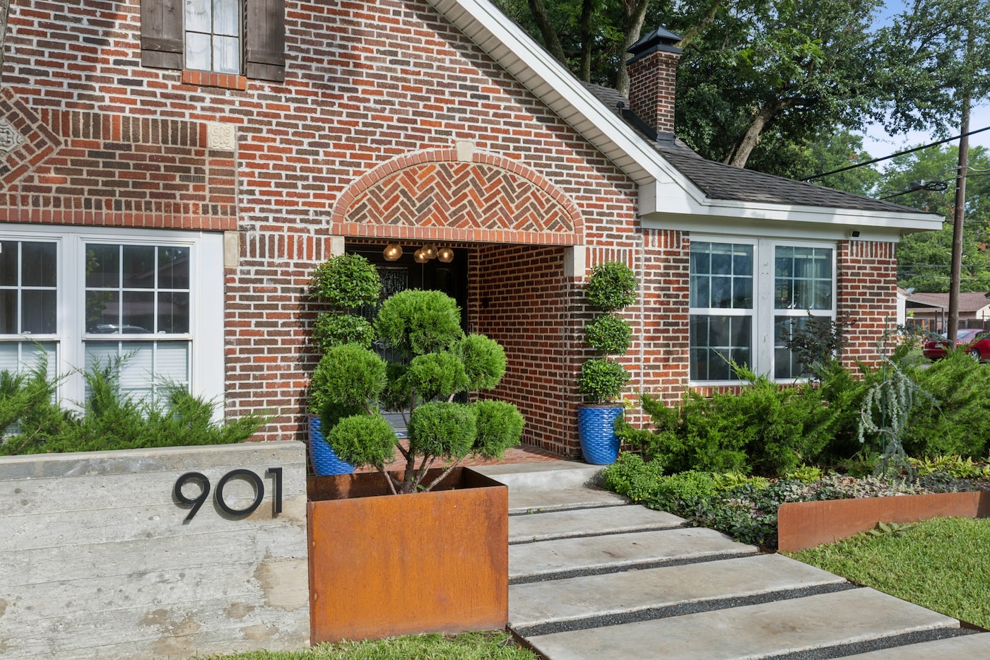 The 1920s bungalow is in a charming pocket of North Oak Cliff. It's an 8-minute drive to the...