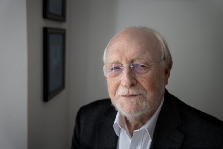 Neil Kinnock[Baron Kinnock], 82, ex Leader of the Labour Party and the opposition, Vice President of the European commission, at his Home in North London. 17.5.24 Photo Tom Pilston
