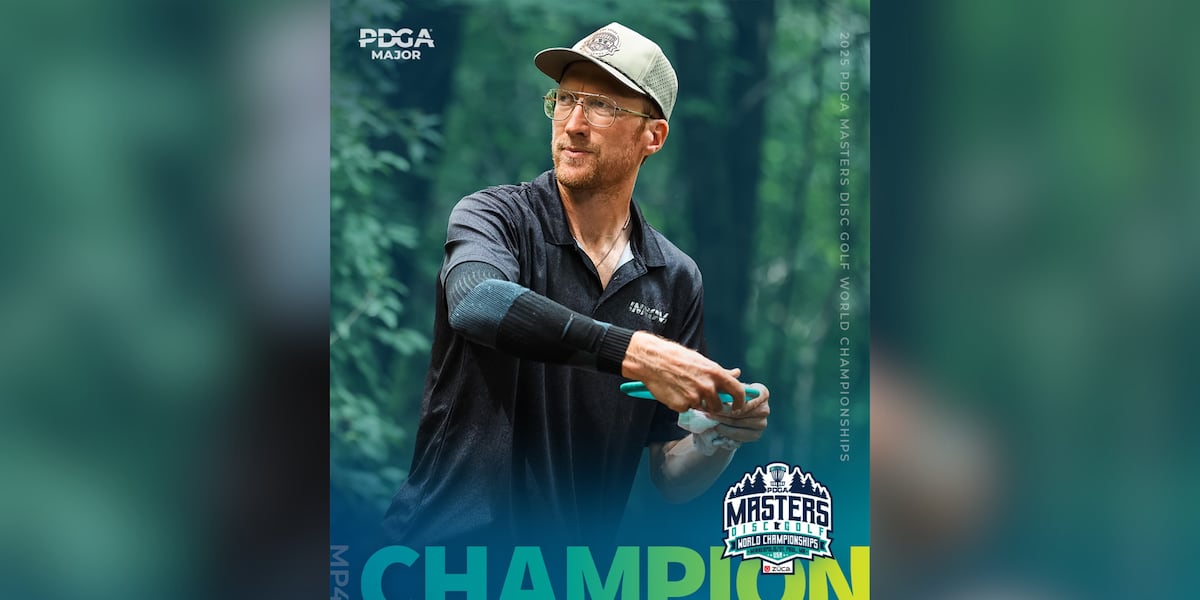 Two Tri-State natives go to play off in 2025 PDGA Professional Masters World Championship final