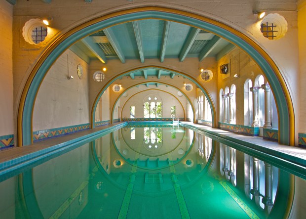 The Berkeley City Club is a Gothic/Ramanesque hotel originally designed by architect Julia Morgan in the 1920s with a renowned swimming pool and cozy tavern called Morgan's Bar and Lounge. (Trevor Johnson/Courtesy of the Berkeley City Club)