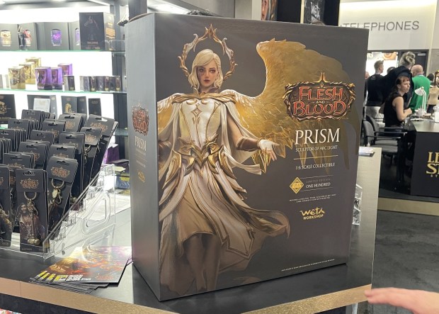 Legend Story Studios was selling the Prism collectible for $8,888. (Michelle Guerrero / The San Diego Union-Tribune)