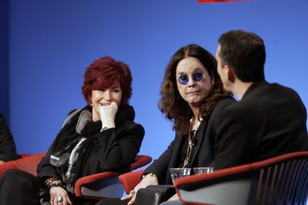 Sharon and Ozzy Osbourne talked about the legendary heavy-metal singer's genome sequencing test at the TEDMED conference in Coronado in 2016. (John Gastaldo / San Diego Union-Tribune)