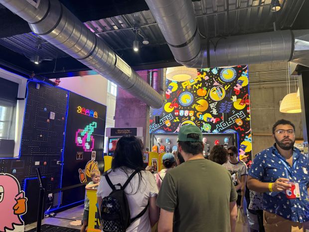 “Pac-Man” Cafe can be found a 232 Seventh Ave. in...