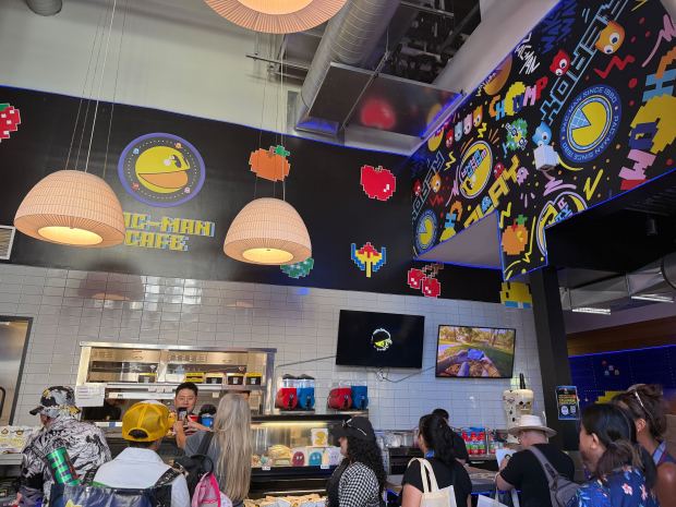 “Pac-Man” Cafe can be found a 232 Seventh Ave. in...