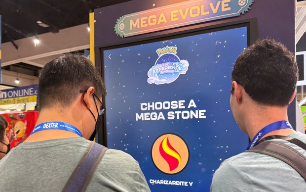 Pokémon Mega Evolution offers a simulated experience at Booth #235...