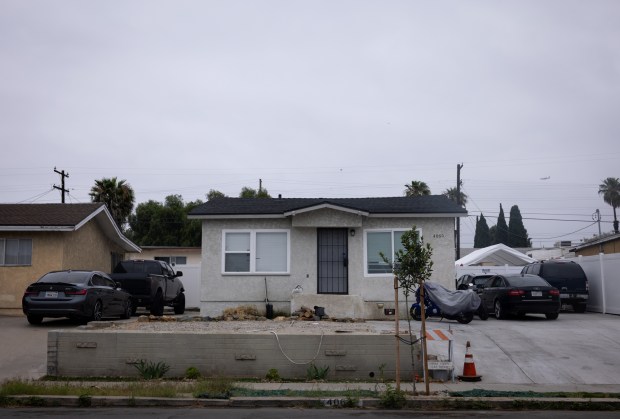 A house renovated by Urban Corps staff in San Diego, California. (Ana Ramirez / The San Diego Union-Tribune)