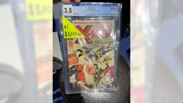 Kearny Mesa's Southern California Comics was selling "X-Men No. 1" for $8,000. (Michelle Guerrero / The San Diego Union-Tribune)