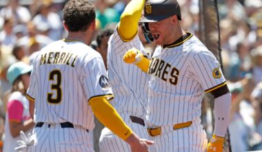 Big day ahead; pretty good already; lower Yu; baby’s first game – San Diego Union-Tribune