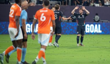 SDFC allows pair of late goals, falls to Houston Dynamo