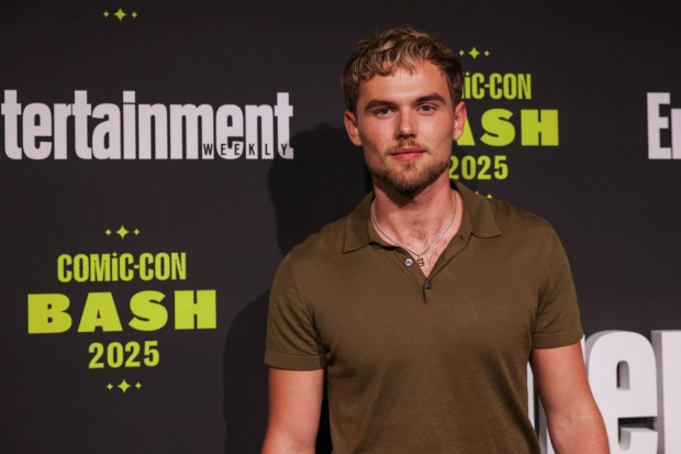 Garrett Wareing attends Entertainment Weekly's Comic-Con Bash on Saturday, July 26, 2025, in San Diego. (Photo by Andrew Park/Invision/AP)