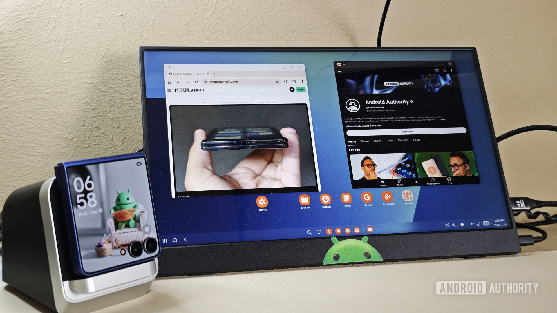Samsung DeX on the Galaxy Z Flip 7