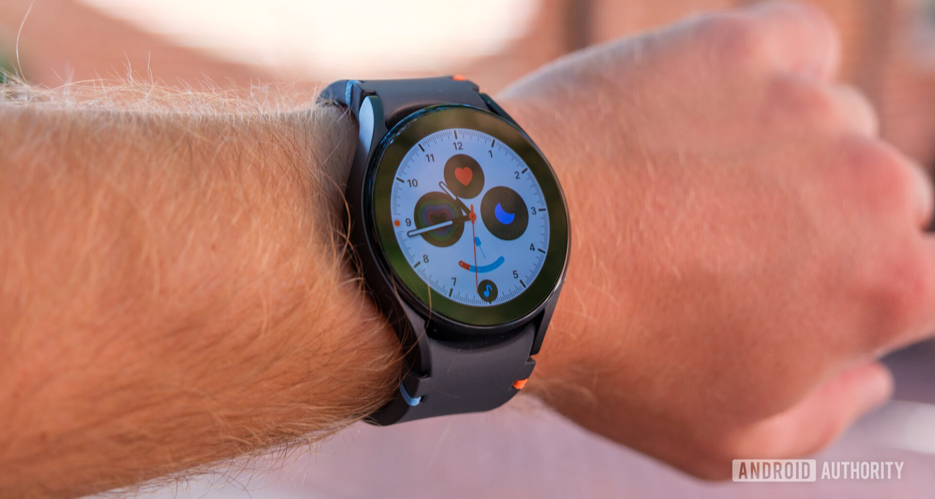 Samsung Galaxy Watch FE on wrist