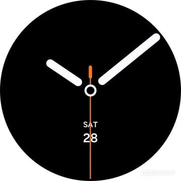 samsung one ui 8 watch minimal analog