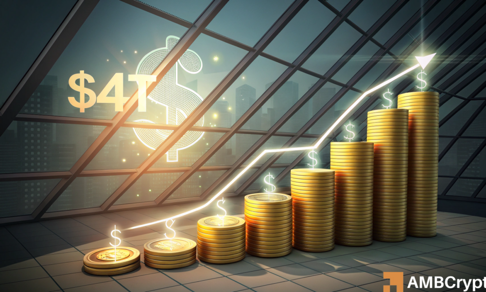 Crypto market cap nears $4 Trillion – Who’s leading and what’s next?