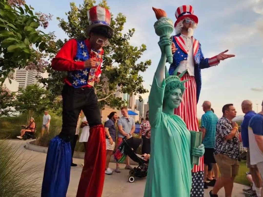 Celebrations from the Sky Lawn at POST Houston. Courtesy photo.