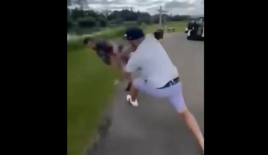 ‘Happy Gilmore’ happens in real life as former hockey player fights at golf course