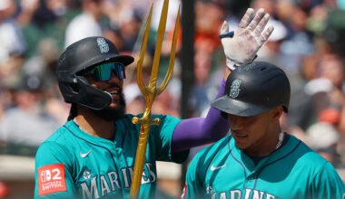 Seattle Mariners Jorge Polanco J.P. Crawford trident 2025...