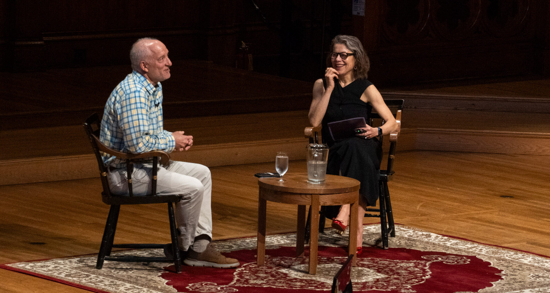Michael D. Smith and Klara Jelinkova at the IT Summit.