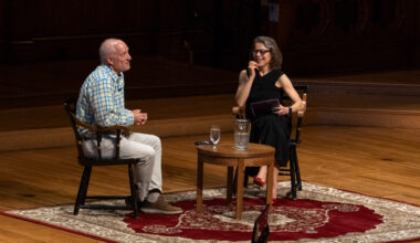 Michael D. Smith and Klara Jelinkova at the IT Summit.