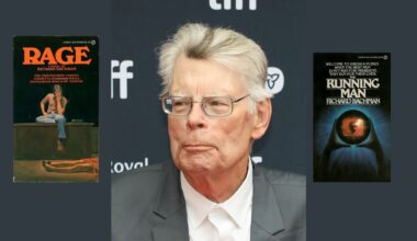 Stephan King and his book covers as Richard Bachman