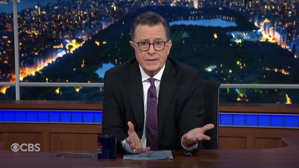Stephen Colbert Riffs On Paramount's "Big Fat Bribe" To Trump