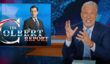 Jon Stewart Torches CBS After ‘Late Show’ Cancellation, Backs Colbert