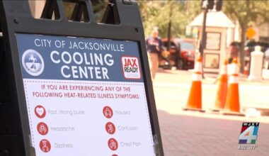 Jacksonville opens cooling centers, offers free rides as residents continue to deal with high temperatures