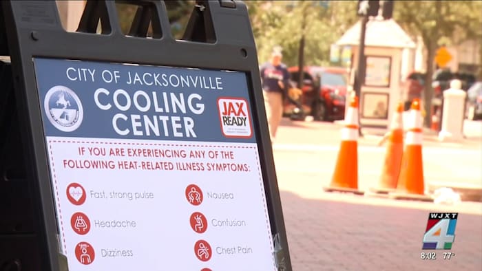 Jacksonville opens cooling centers, offers free rides as residents continue to deal with high temperatures