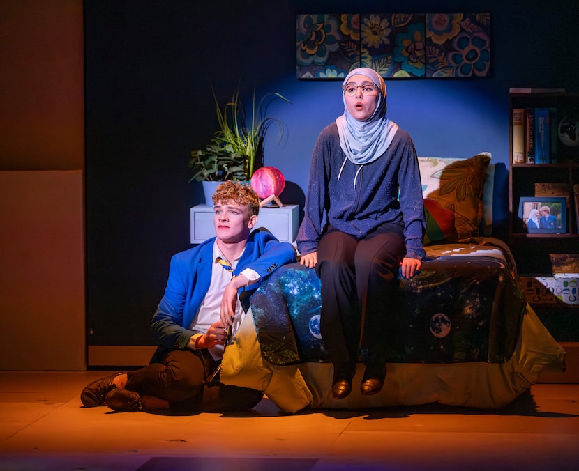 Jamie New (Henry Cawood) finds a best friend in Pritti Pasha (Laila Jalil) in Uptown...