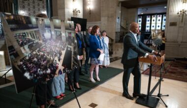 Mayor Adams touts closure of Roosevelt Hotel