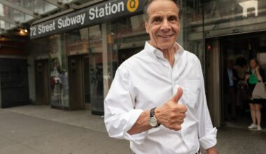 Andrew Cuomo, conceding his failed primary campaign was flawed, takes to NYC streets