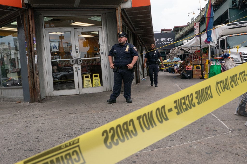 Teen fatally shot, another slashed, man hit in leg during brawl on Bronx commercial strip