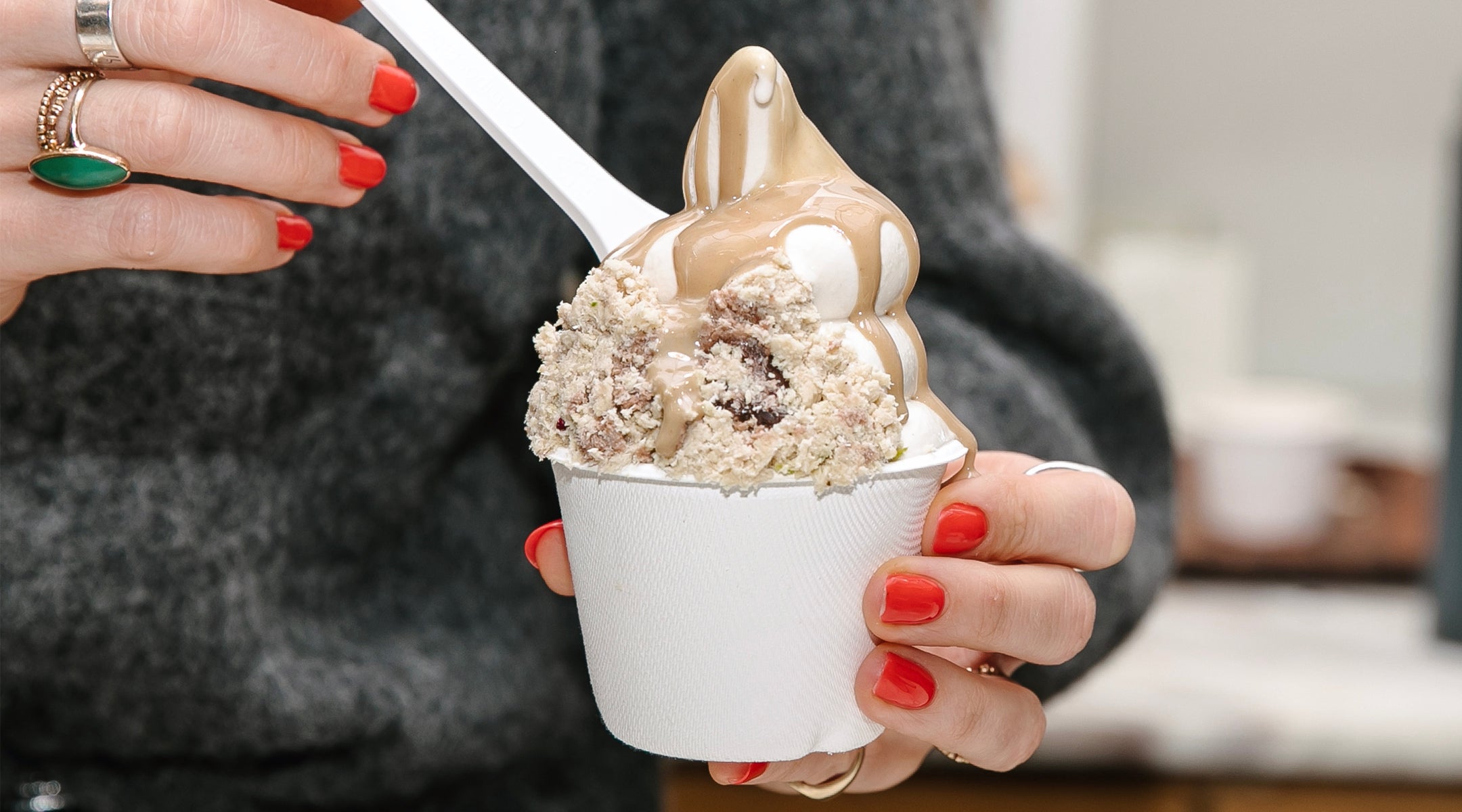 Tahini soft serve-Seed & Mill