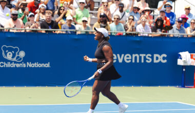 Townsend opens D.C. Day 2 with win over fellow mom Maria