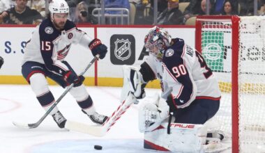 Blue Jackets’ lineup outlook: Elvis Merzlikins a backup? Yegor Chinakhov a third-liner?