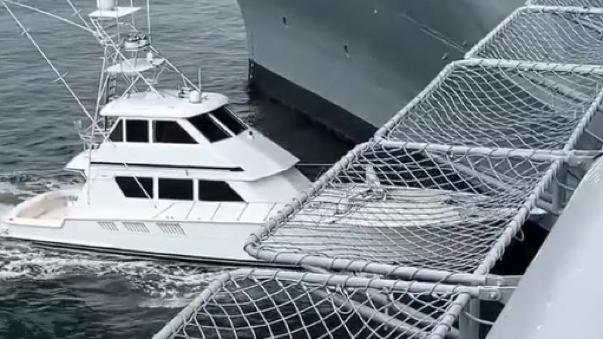 Boat crashes into USS Midway; initial damages estimated to be $100K – NBC 7 San Diego