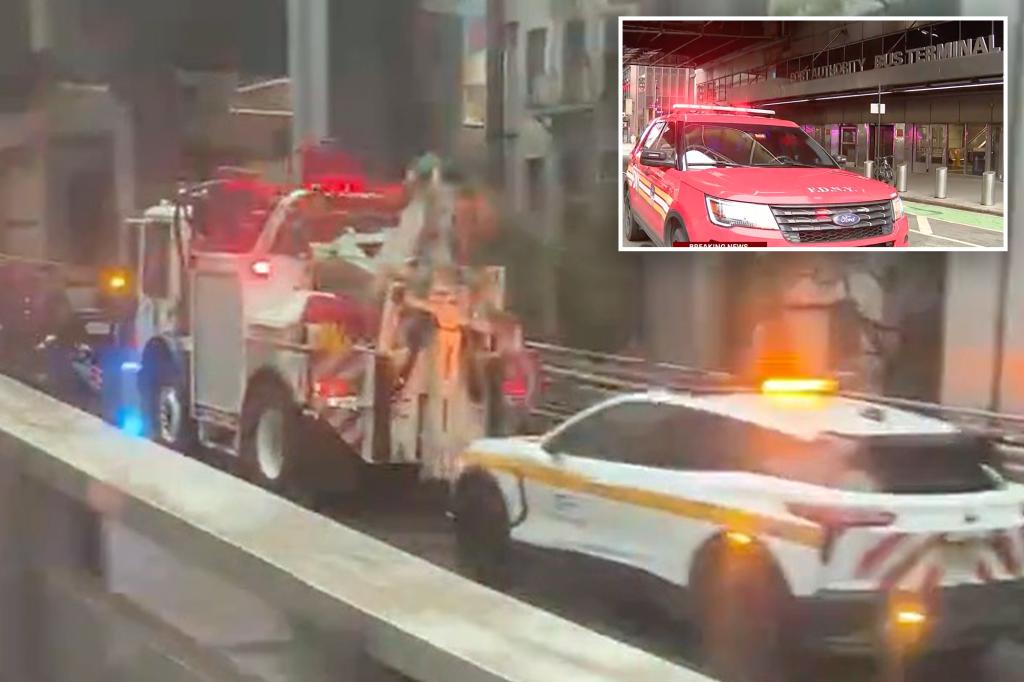 NYC's Port Authority Bus Terminal closes after buses crash at transit hub