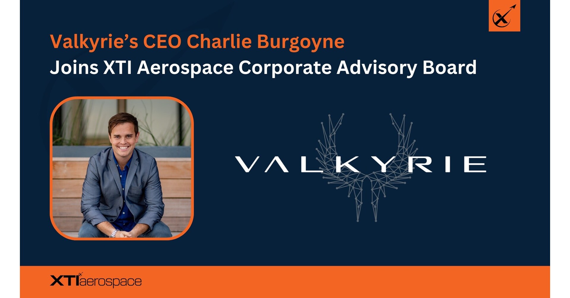 Artificial Intelligence Leader and United States Central Command Advisor Charlie Burgoyne Joins XTI Aerospace Corporate Advisory Board