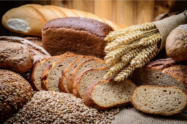 Various kinds of bread